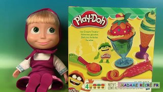 Masha Play Doh Petit Glacier Gâteries Glacées en Pâte à modeler Ice Cream Treats