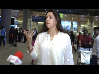 ANGRY Hema Malini INSULTS Reporter At Airport