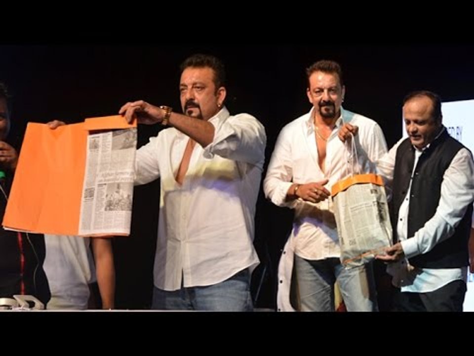 Sanjay Dutt Making Paper Bags Which Learnt In Jail