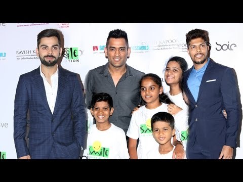 Virat Kohli Foundation Charity Dinner Red Carpet HD | MS Dhoni,Ajinkya Rahane,Hardik Pandya