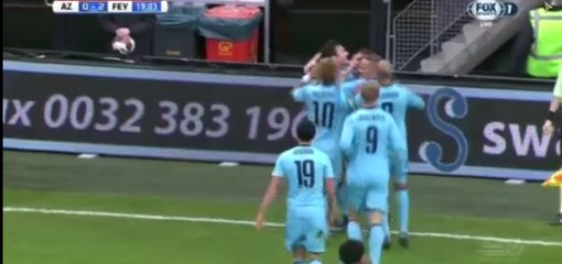 Jan Anie Van der Hejden Goal HD - AZ Alkmaar 0-2 Feyenoord - 11.12.2016