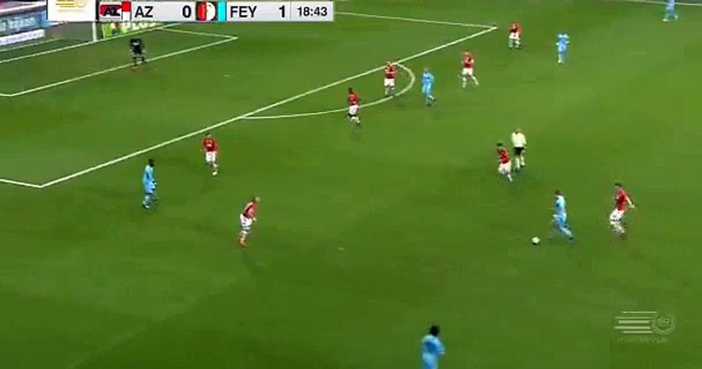 van der Heijden  Goal HD- AZ Alkmaar 0-2 Feyenoord 11.12.2016