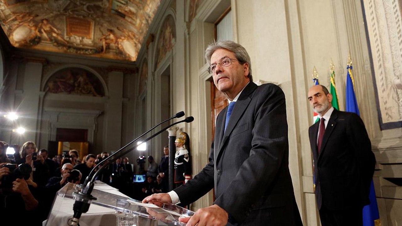 İtalya'da yeni başbakan Gentiloni