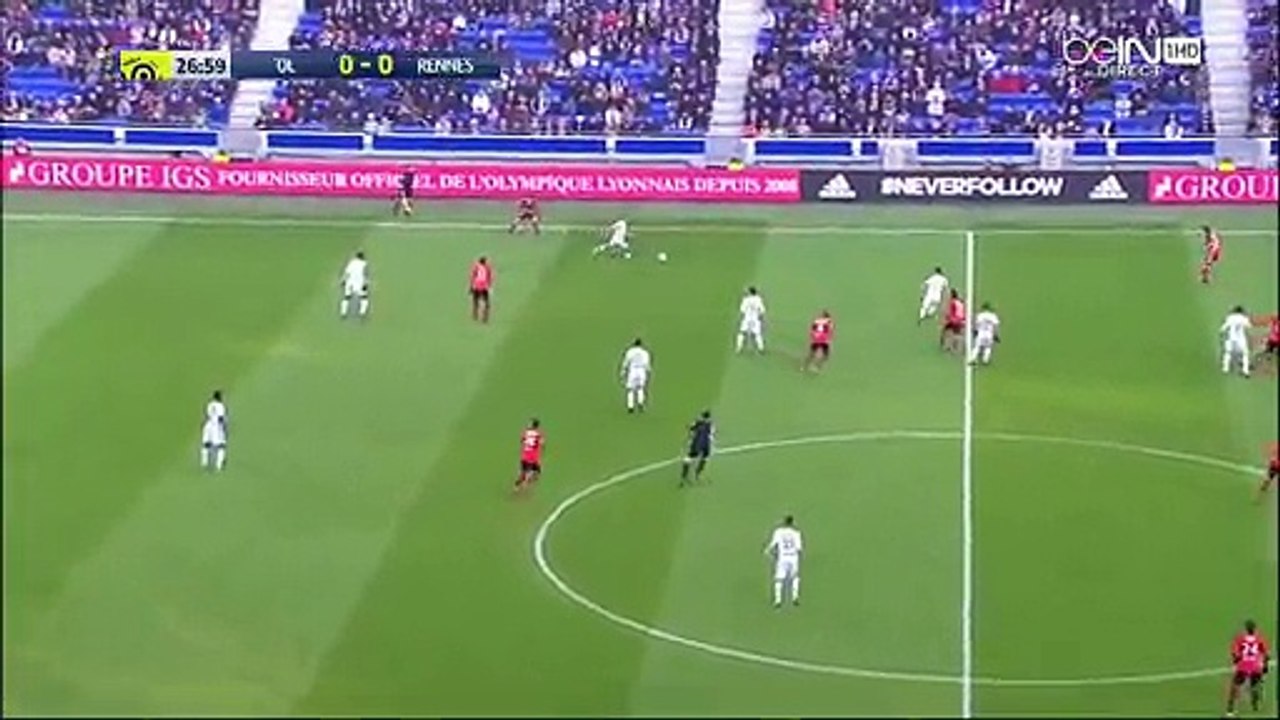 Mathieu Valbuena Goal HD - Lyon 1-0 Rennes 11.12.2016