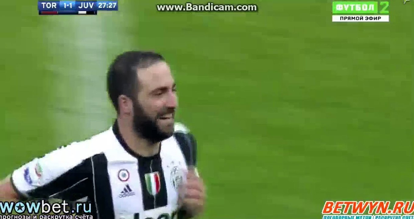 Gonzalo SUPER Higuain Goal HD - Torino 1-1 Juventus 11-12-2016 HD