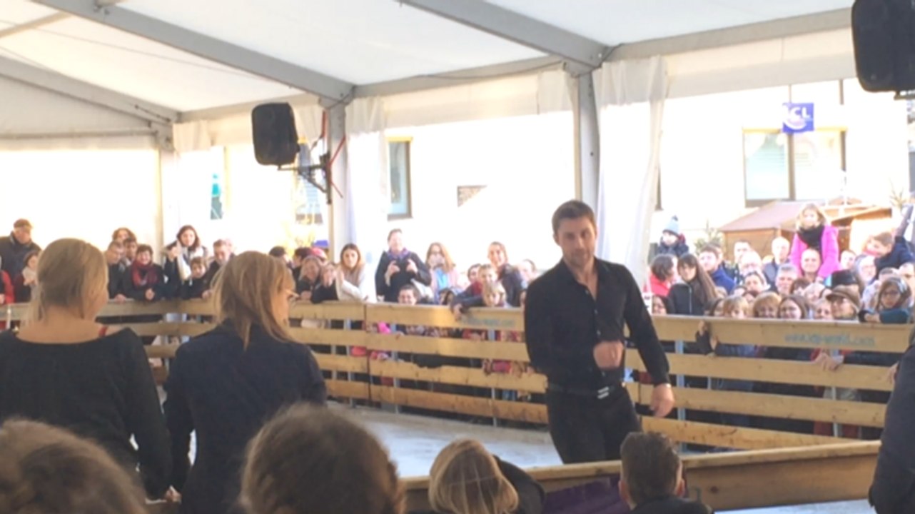 Brian Joubert et Adrien Tesson chaussent les patins