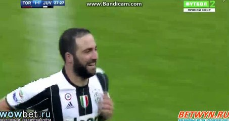 Gonzalo Higuain Goal HD - Torino 1-2 Juventus 11-12-2016 HD