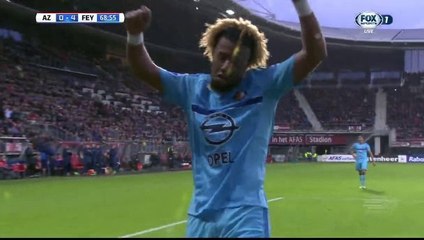 Vilhena GOAL (0:4) Az Alkmaar vs Feyenoord HD