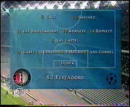Juventus v. Feyenoord 17.09.1997 Champions League 1997/1998