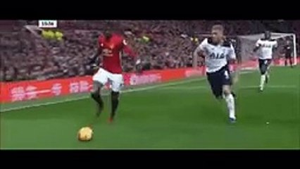 Paul Pogba skill vs Toby Alderweireld Tottenham 10 12 2016