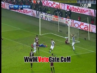 الهدف الثالث يوفنتوس فى تورينو