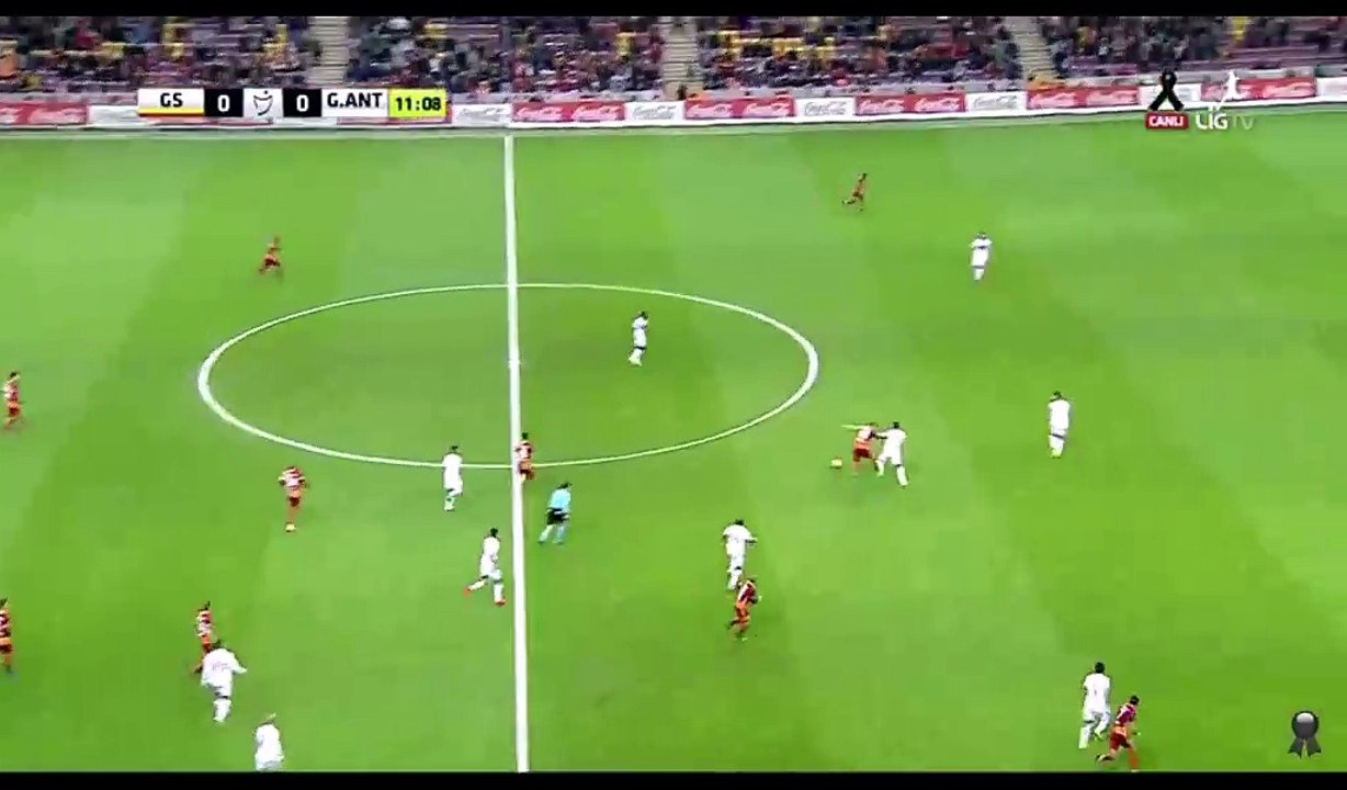 Yasin Oztekin Goal HD - Galatasaray 1-0 Gaziantepspor - 11.12.2016