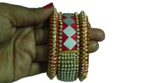 How to make silk thread bangles | DIY silk thread bangles