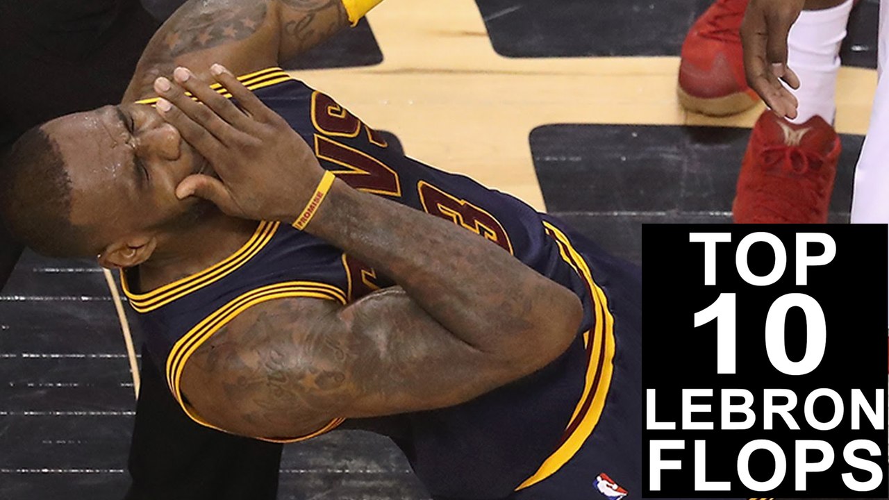 top 10 LeBron James Flops