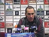 15η ΠΑΟΚ-ΑΕΛ 1-0 2007-08 Συνέντευξη τύπου (Tv 100)