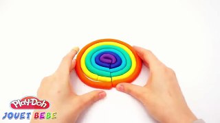 Comment Play-Doh arc-en-crème lollipop pâte à modeler bricolage