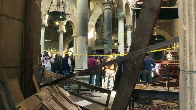 Bomb blast kills at least 25 at Cairo Coptic church