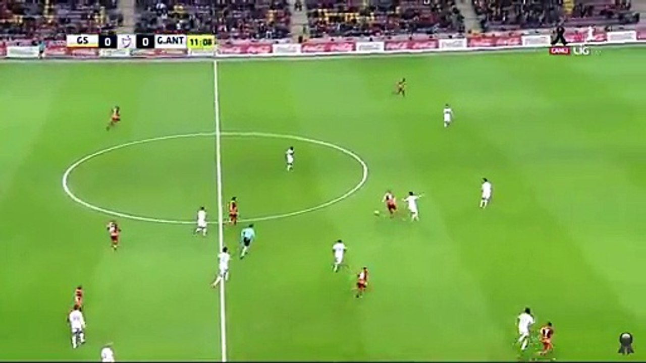 1-0 Yasin Oztekin Goal HD - Galatasaray 1-0 Gaziantepspor - 11.12.2016