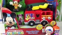 Disney Mickey Mouse Clubhouse Save the day fire truck - Mickey Mouse Nickelodeon Bubble Guppies