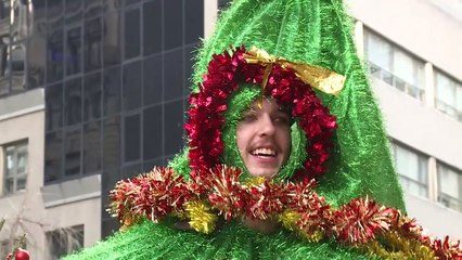 SantaCon revelers show off their Christmas best in New York