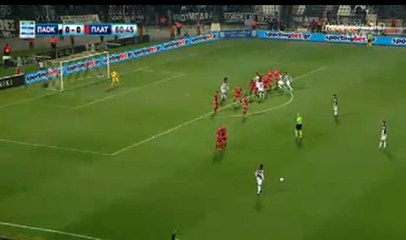 Leo Matos Goal HD - PAOK	1-0	Platanias FC 11.12.2016