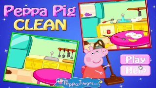 Peppa Pig Limpiando la Cocina - Juegos para Niños
