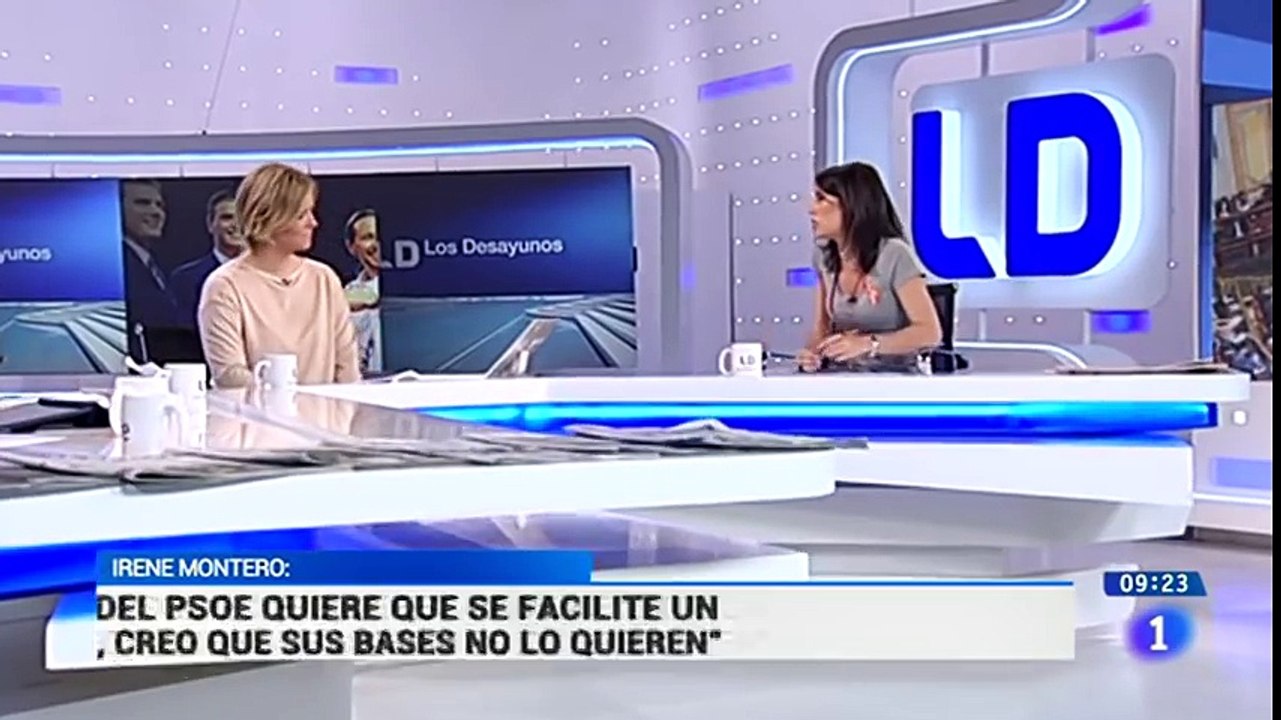 IRENE MONTERO (Podemos) - Entrevista en Los Desayunos (14 06 2016)