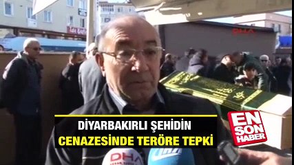 Diyarbakırlı şehidin cenazesinde teröre tepki | En Son Haber