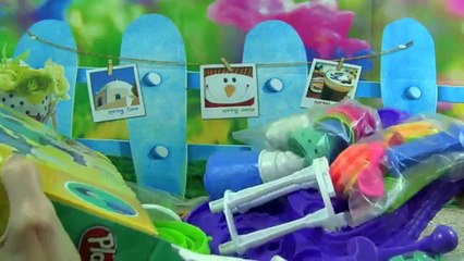 Play Doh Ice Cream Castle Playset! DIY Ice Cream Treats! Playdough Ice Cream Toy