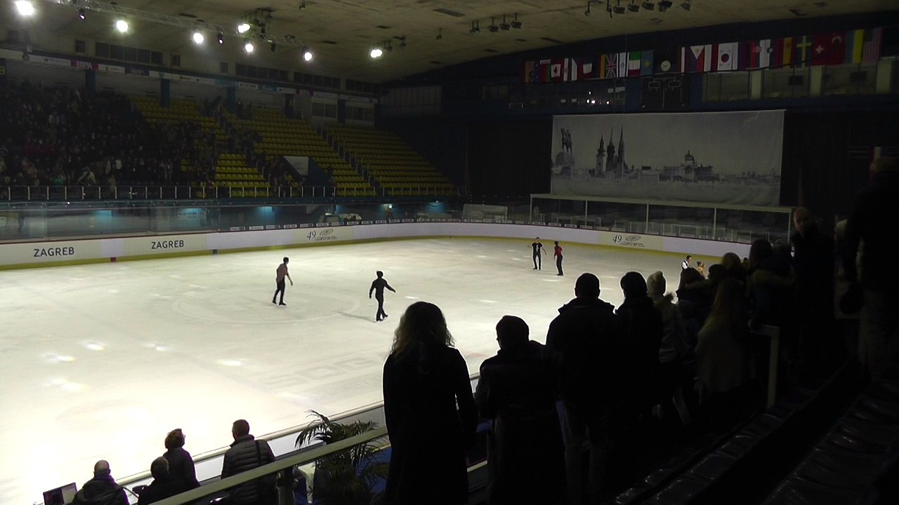 Golden Spin of Zagreb 2016 After show with never-tired-guys