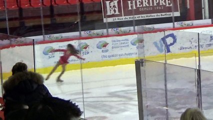 Chloé Maubrey - Coupe des Beffrois, Amiens, 11 décembre 2016