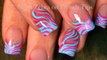 Nail Art | Easy Spring nails design for beginners | Easter Zebra Print Nails