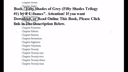 Download Fifty Shades Of Grey Fifty Shades Trilogy 1 Ebook Pdf Video Dailymotion