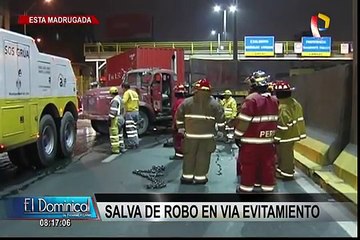 Falso taxista intenta robar a pasajera, desata balacera y causa accidente de tránsito