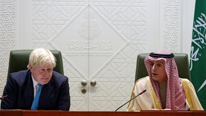 Boris Johnson na Arábia Saudita depois de declaração polémica sobre o país