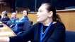 Татьяна Монтян в Европарламенте стала лить грязь на Украину и Майдан