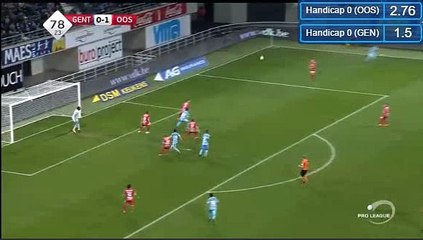 Kalifa Coulibaly Super Goal HD - Gent 1 - 1	Oostende 11.12.2016
