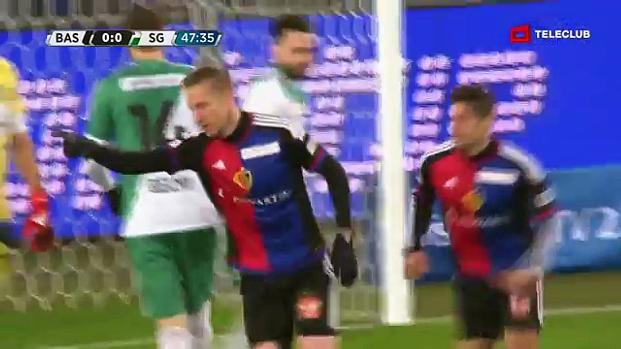 Basel 1:0 FC St.Gallen (Swiss Super League 18. Runde 2016/2017 10.December 2016)