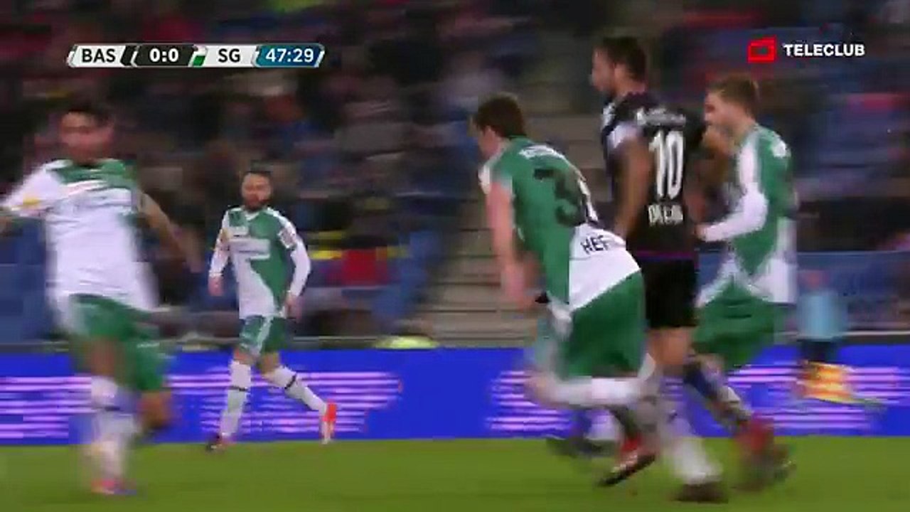Basel 1:0 FC St.Gallen (Swiss Super League 18. Runde 2016/2017 10.December 2016)