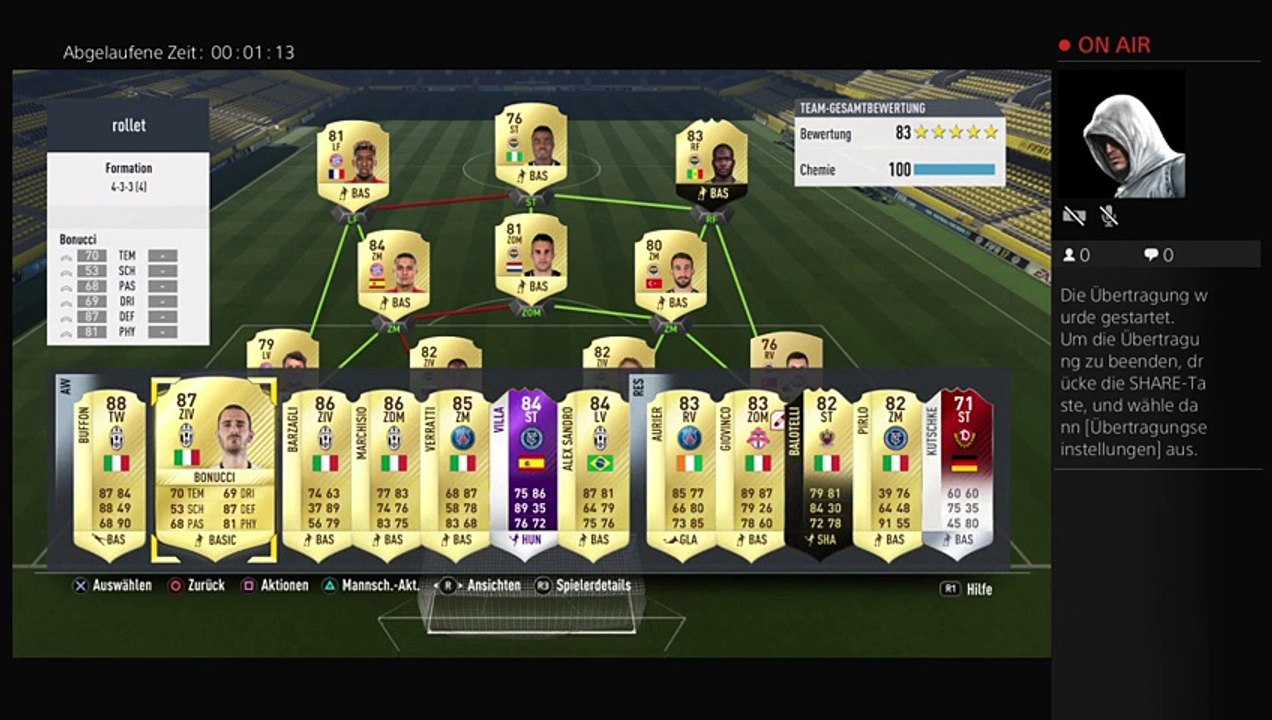 PS4-Live-Übertragung von EAFB-Emre