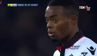 Wylan Cyprien Super Goal HD - PSG 0 - 1	Nice 11.12.2016