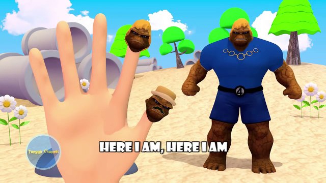 Thing Fantastic Four Finger Family | Nursery Rhymes | 3D Animation From TanggoKids Nursery Rhymes