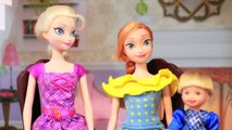 Frozen Elsa takes Cat to Vet Veterinarian Disney Barbie Doll Parody Anna Toby Ken AllToyCollector