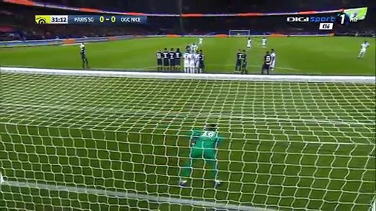 0-1 Wylan Cyprien Goal HD - PSG 0-1 Nice 11.12.2016