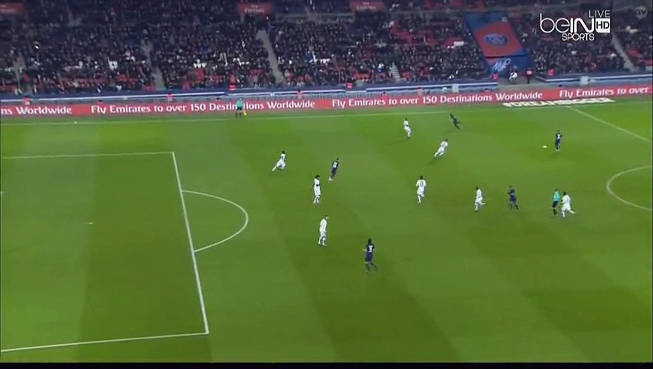 E. Cavani - Goal - PSG 1-2 Nice 11.12.2016