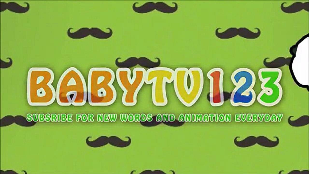 Shapes and Cars Vocabularies Animation for Teaching Babies New English Words