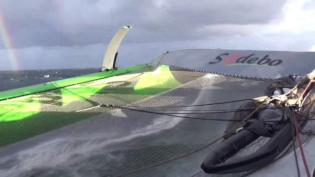Tour du Monde Sodebo J+35 - La 13ème vidéo du bord après 4 jours d'Atlantique Sud