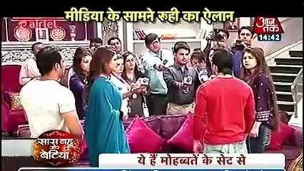 Yeh Hai Mohabbatein 12th December 2016 News _ Ruhi Ne Ki Ghar Walo se Bagawat ( 240 X 426 )