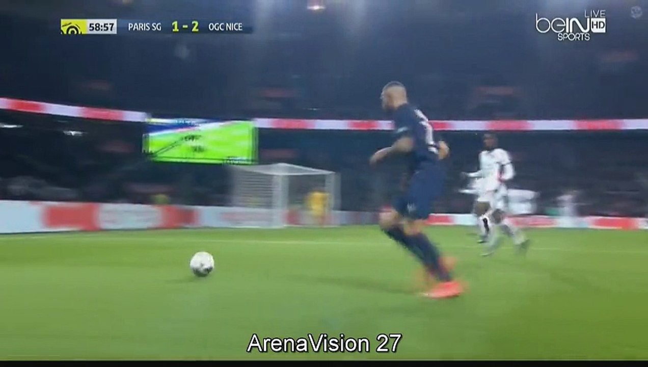E. Cavani - Goal - PSG 2-2 Nice 11.12.2016