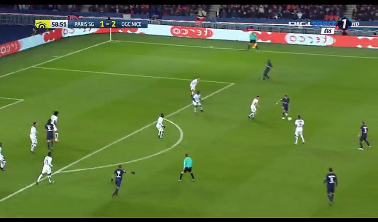 Edinson Cavani Goal HD - PSG 2-2 Nice - 11.12.2016